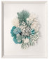 Natural Coral in Aqua and White Wall Art